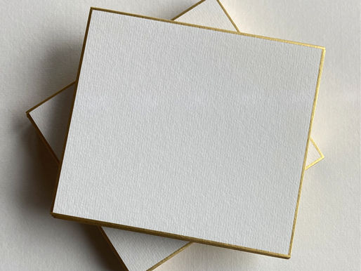 Gasen dōsa shikishi board made in Mino, Japan