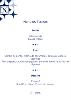 Menu du terroir