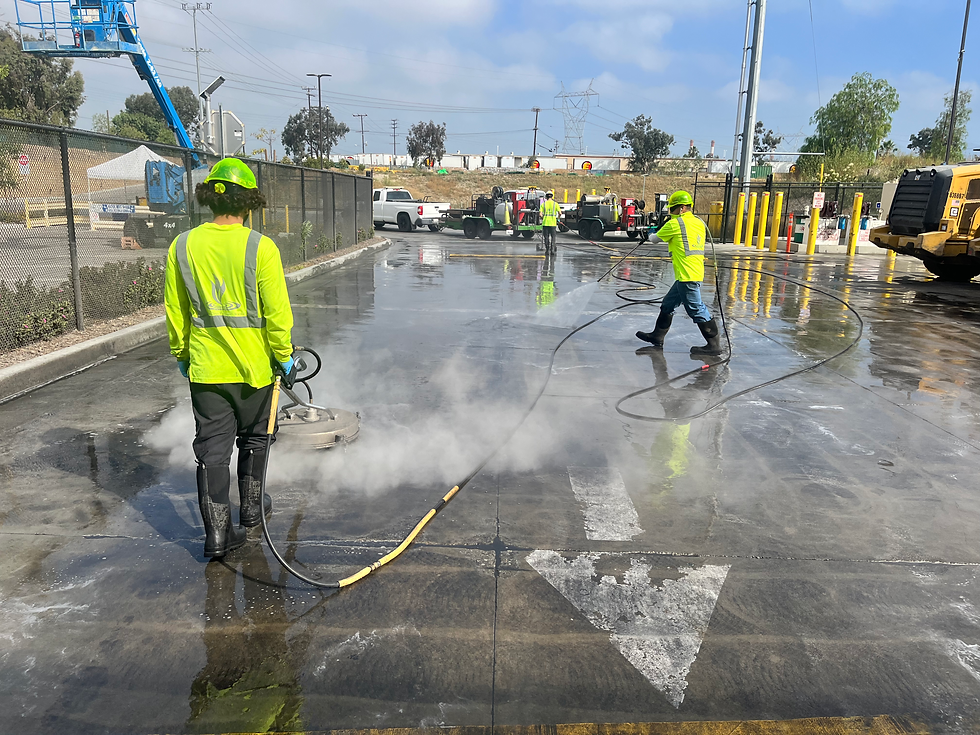 HEAVY EQUIPMENT PAD CLEANING