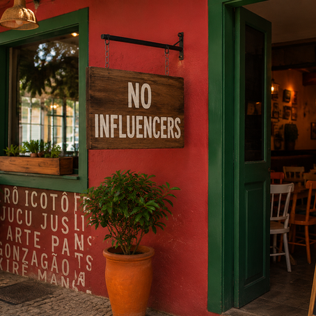 INFLUENCERS, POR FAVOR, NÃO ENTREM: A REAÇÃO DOS RESTAURANTES À ERA DA COMIDA FEITA PARA AS REDES