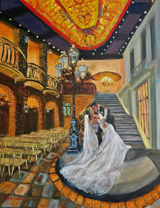 Live Wedding Painting By Katie Collins