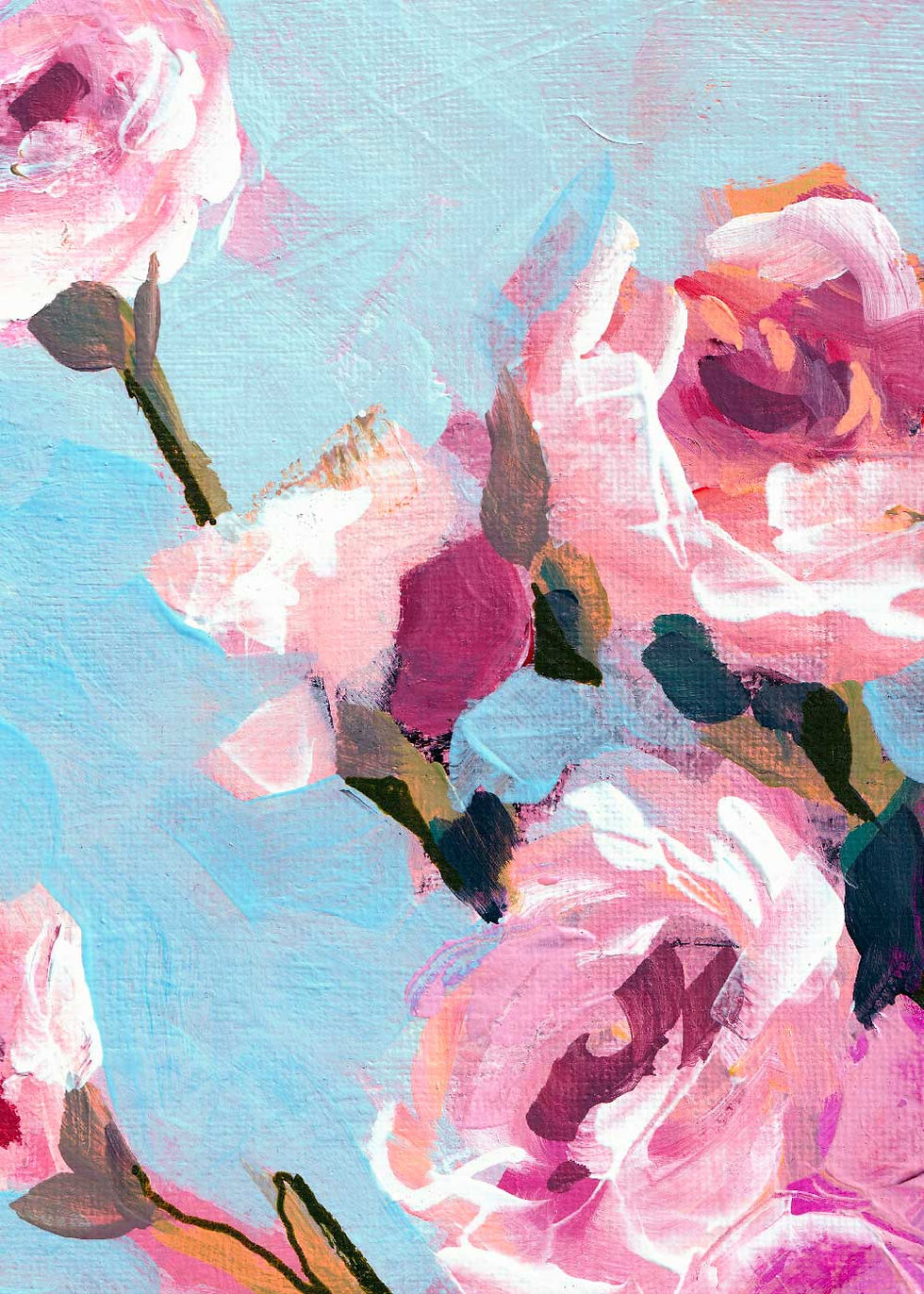 Thumbnail: 'Floral Joy' on Canvas