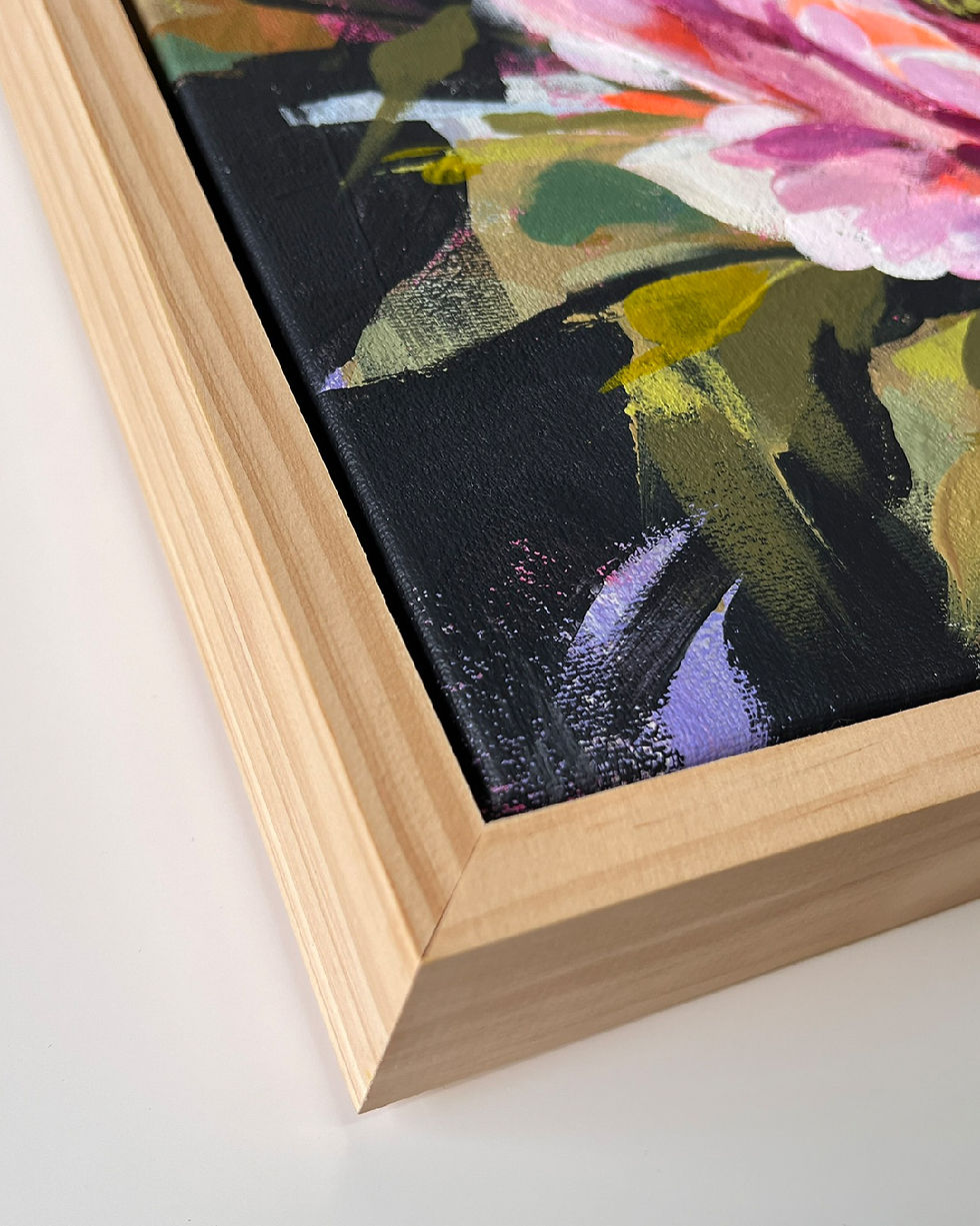 Thumbnail: 'Bloom Boldly I' Original Painting on Canvas