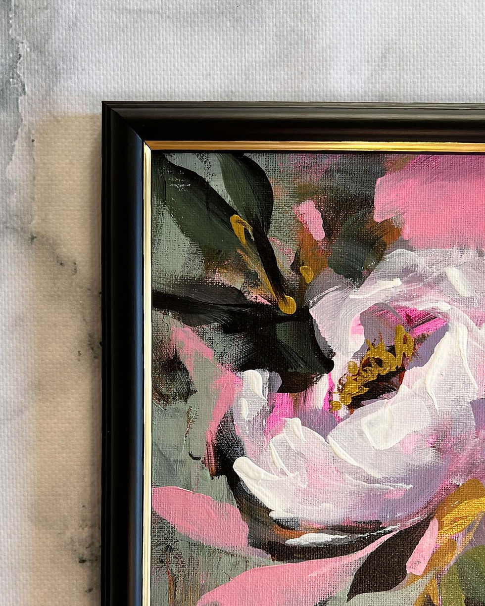 Thumbnail: 'Petal Poetry II' Original Painting on Canvas