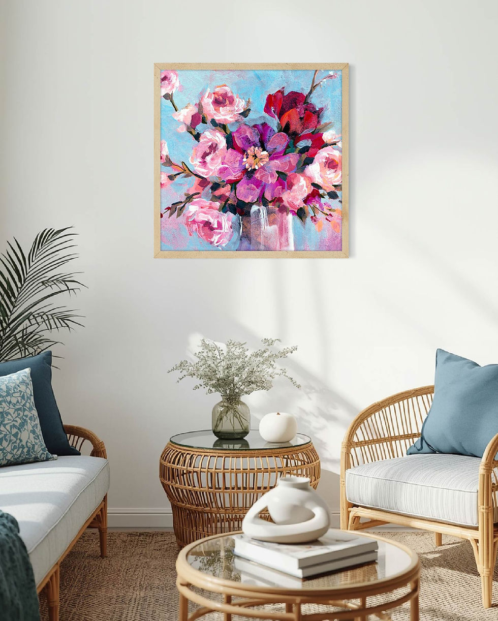 Thumbnail: 'Floral Joy' on Fine Art Paper