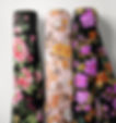 Feminine floral fabrics by Carolyn Quan Design, available to purchase on Spoonflower!