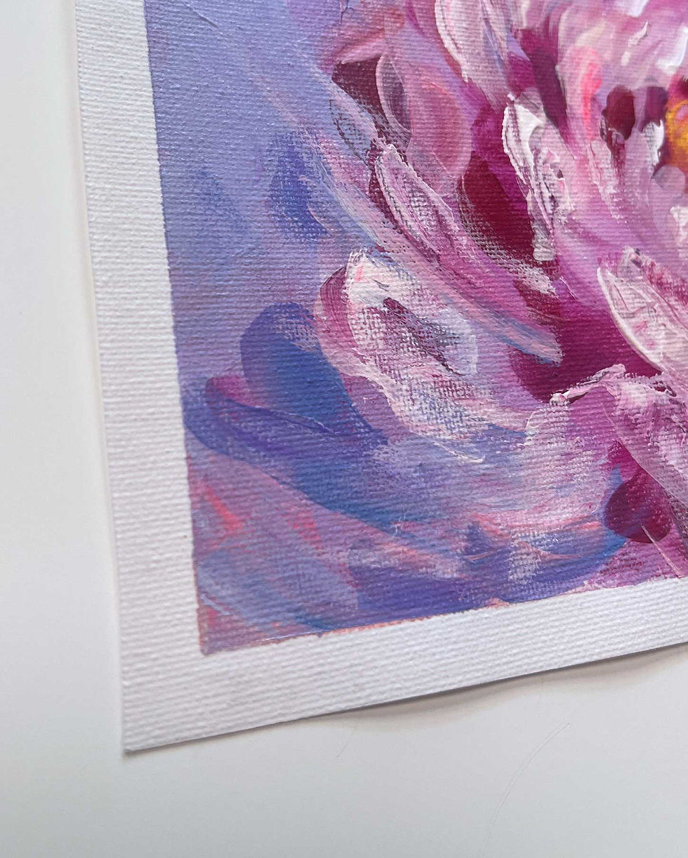 Thumbnail: 'Peony Study I' Original Small Study A4