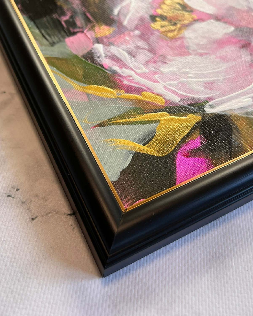 Thumbnail: 'Petal Poetry II' Original Painting on Canvas