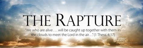The Rapture. "We who are alive and remain shall be caught up together with them in the clouds to meet the Lord in the air." 1 Thessalonians 4:17