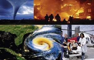 Tornados, fires, hurricanes, emergency workers. Growing calamities and plagues on the earth. 