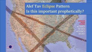 Map showing the paths of solar eclipses across the United States from 2017 to 2024, highlighting the Aleph Tav Eclipse Pattern and questioning its prophetic significance.