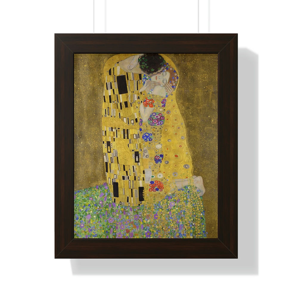 Thumbnail: THE KISS Framed Vertical Poster