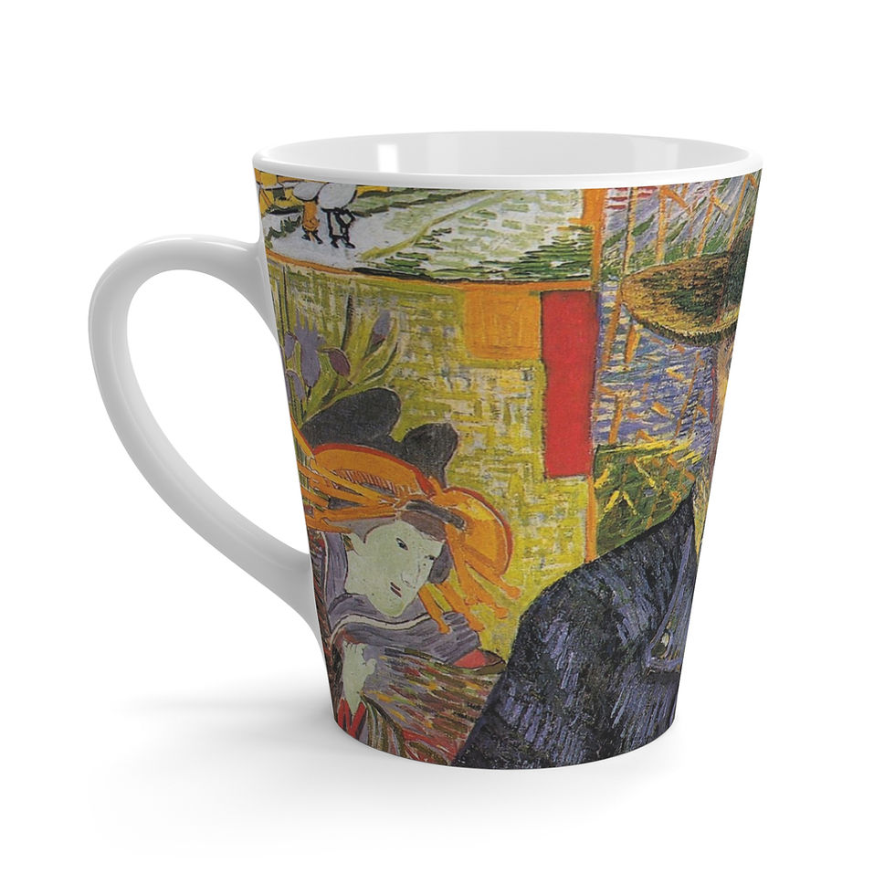 Thumbnail: PORTRAIT OF PERE TANGUY Van Gogh- Latte Mug — 
