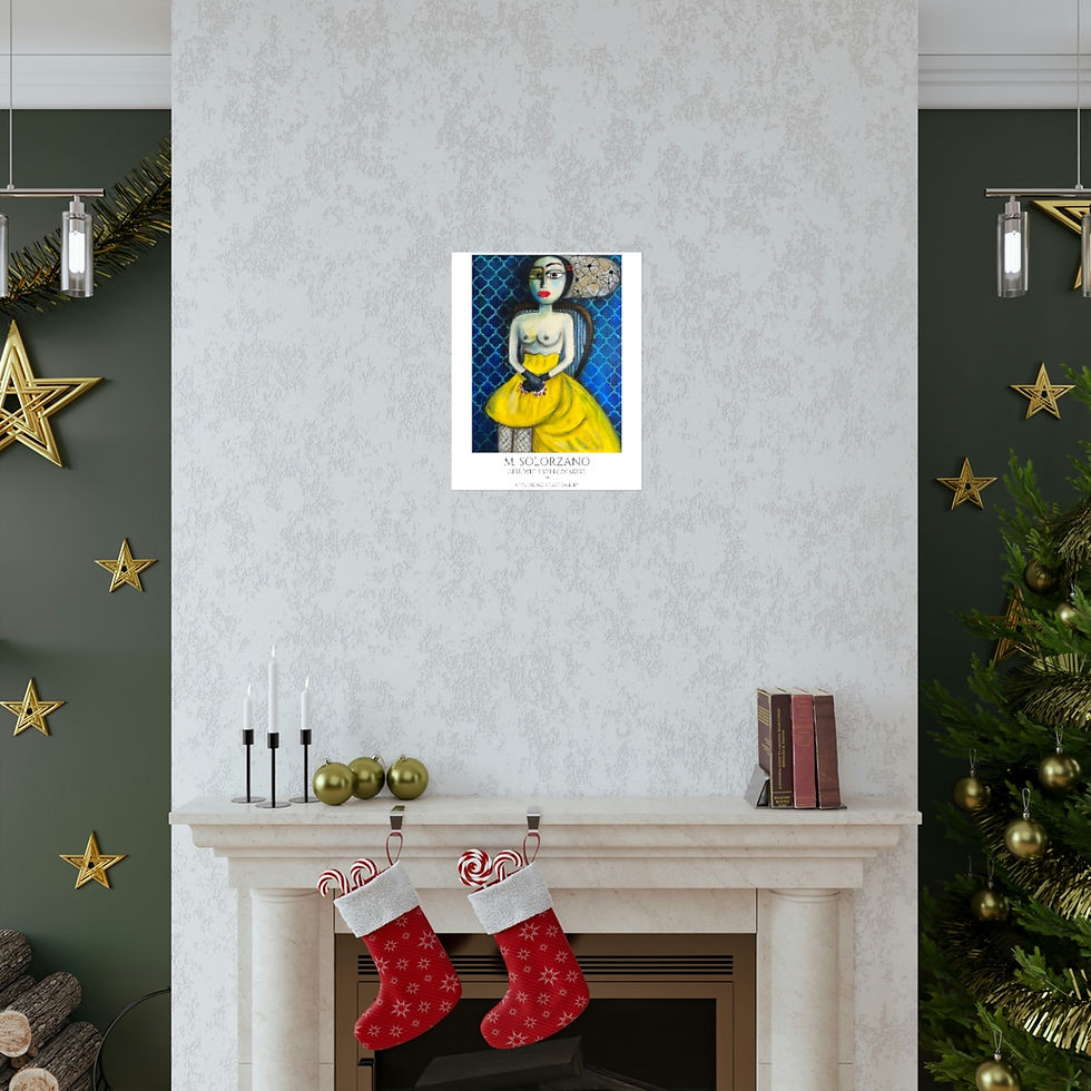 Thumbnail: GIRL WITH YELLOW SKIRT Premium Matte Vertical Posters