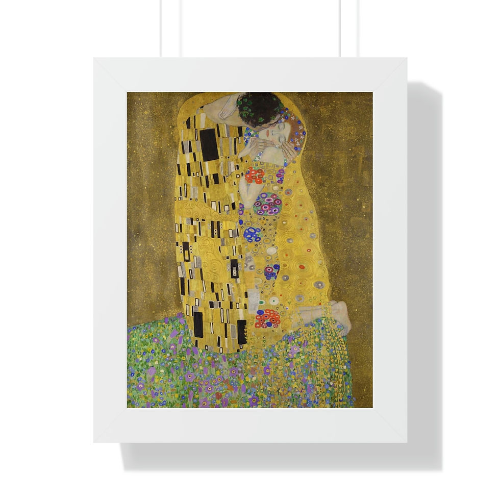 Thumbnail: THE KISS Framed Vertical Poster