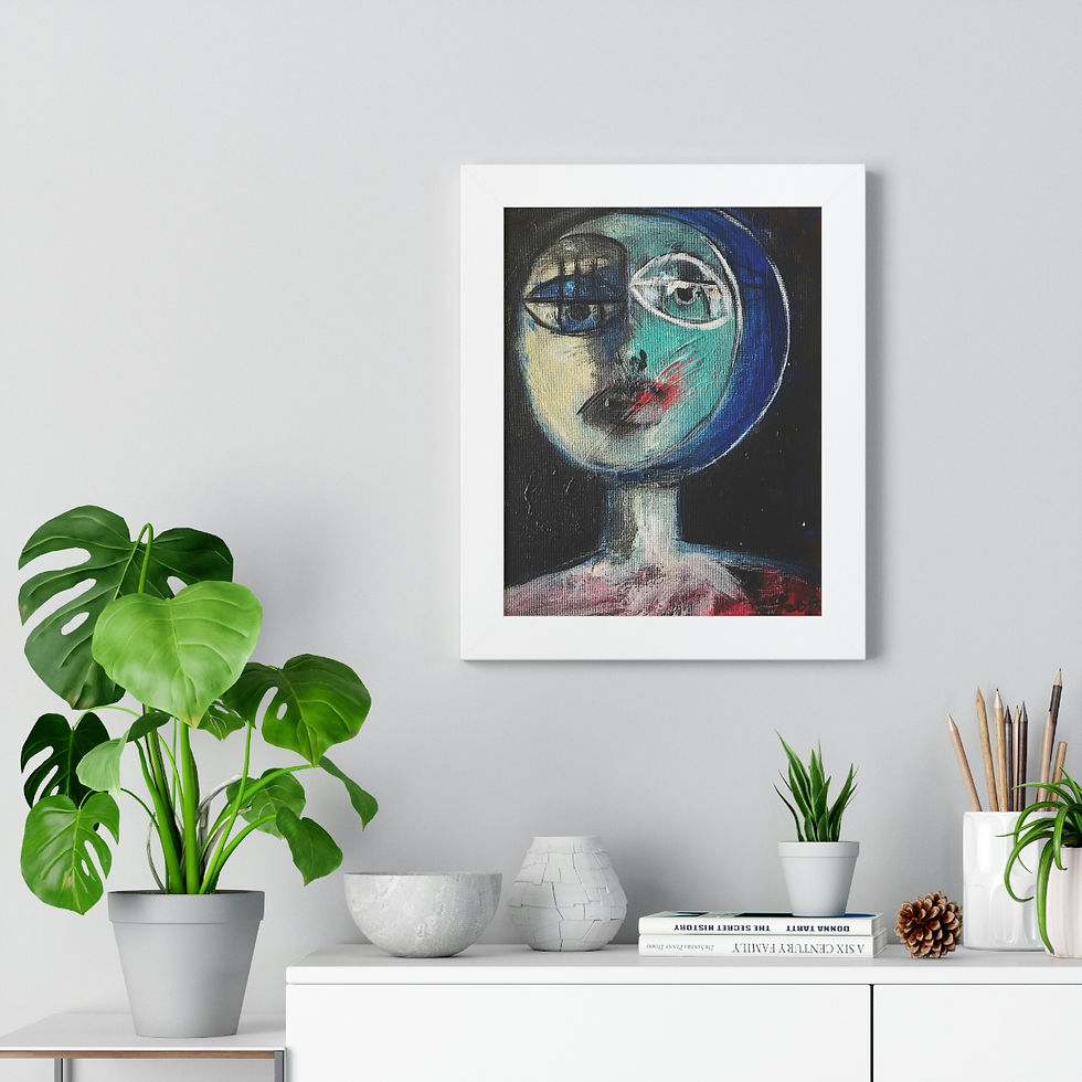 Thumbnail: PORTRAIT OF A LADY ONE Framed Vertical Poster