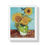 Thumbnail: VASE WITH THREE SUNFLOWERS Framed Vertical Poster