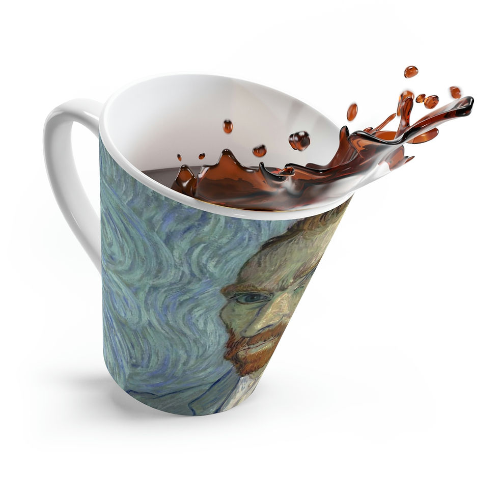 Thumbnail: SELF PORTRAIT (1889) Latte Mug
