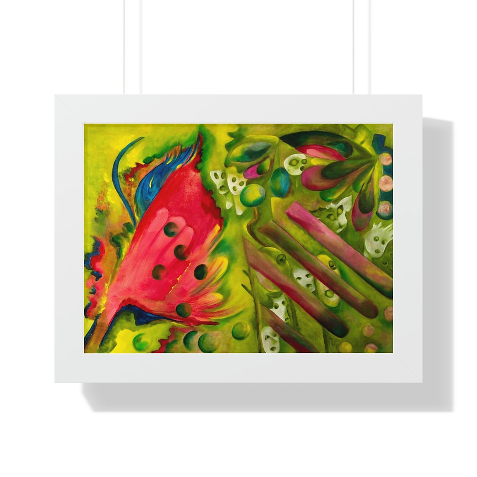 Thumbnail: UNTITLED (Butterfly) Framed Horizontal Poster
