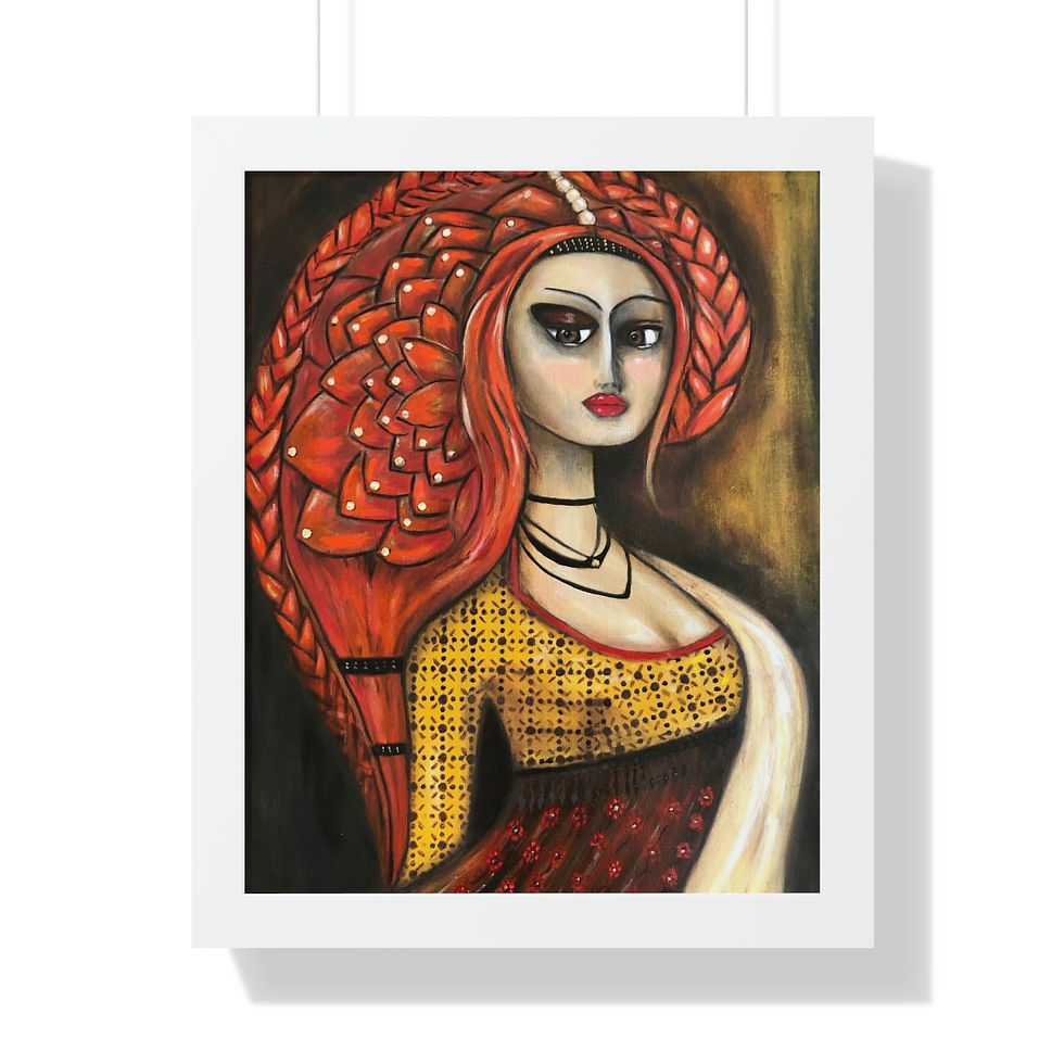 Thumbnail: MINDI Framed Vertical Poster