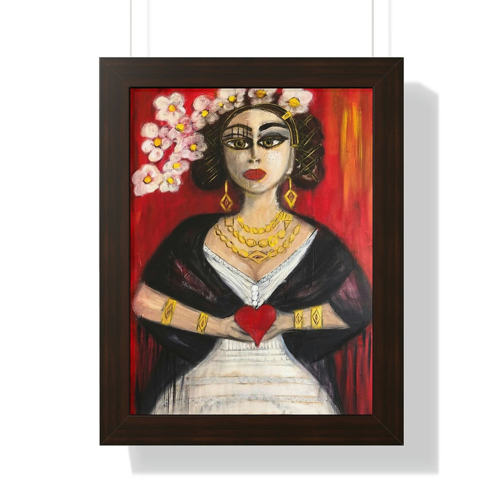 Thumbnail: LA MARTA Framed Vertical Poster