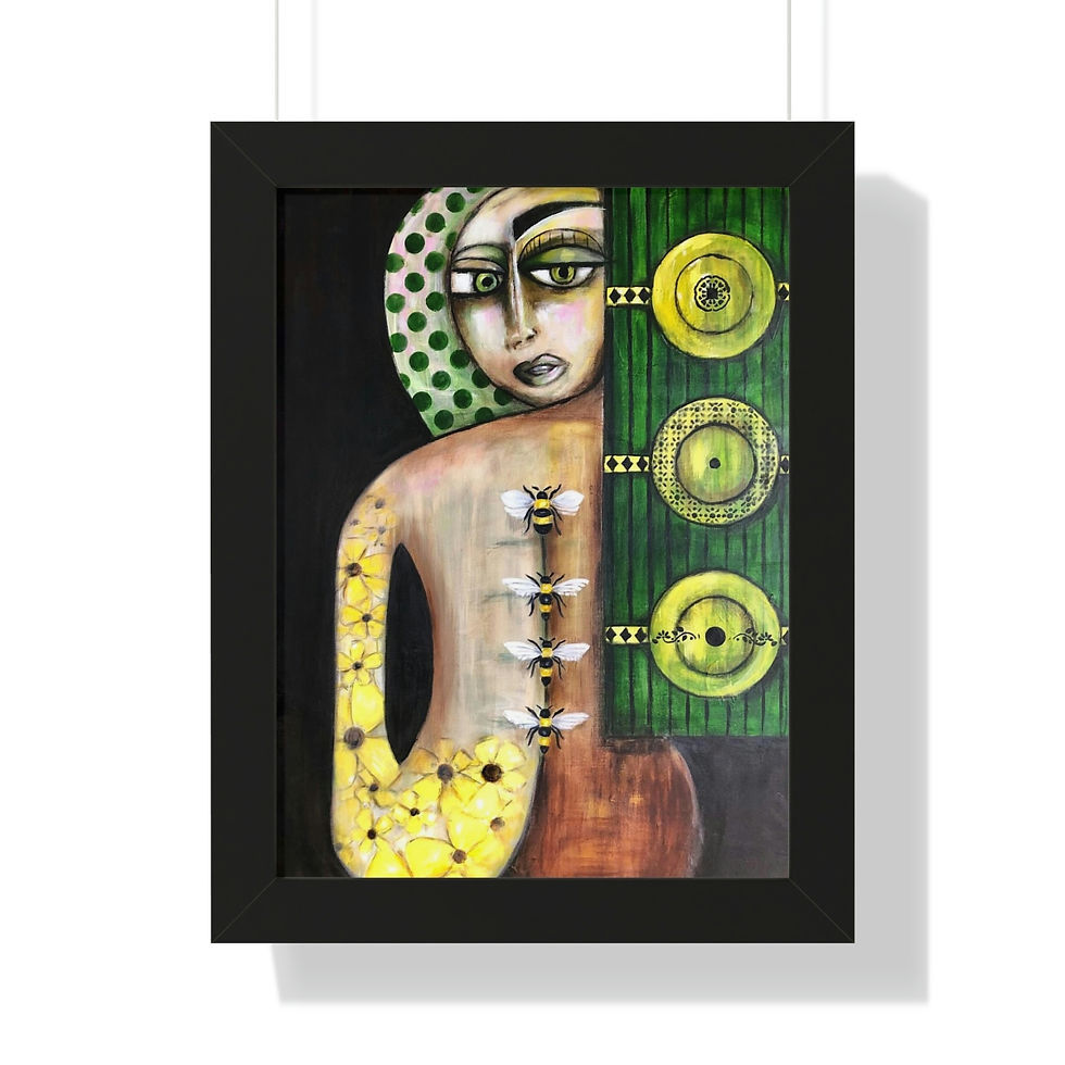 Thumbnail: GAIA Framed Vertical Poster