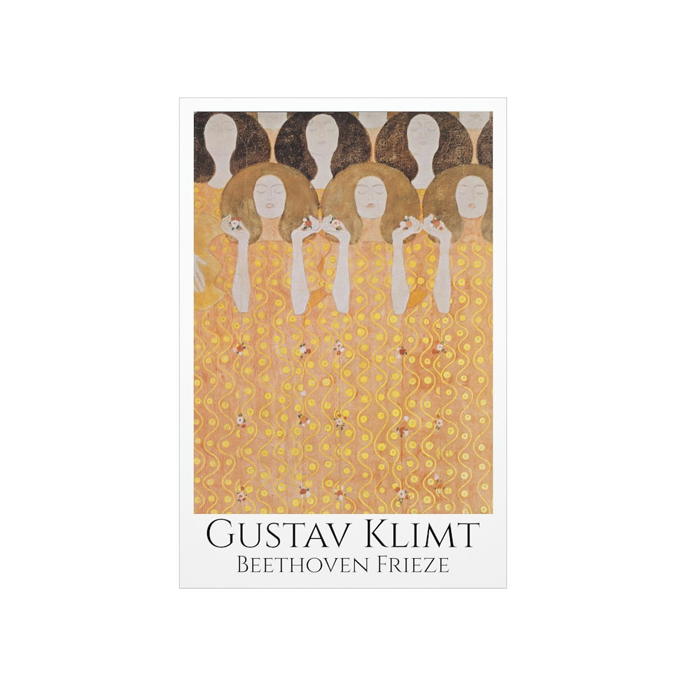 Thumbnail: BEETHOVEN FRIEZE Premium Matte Vertical Posters