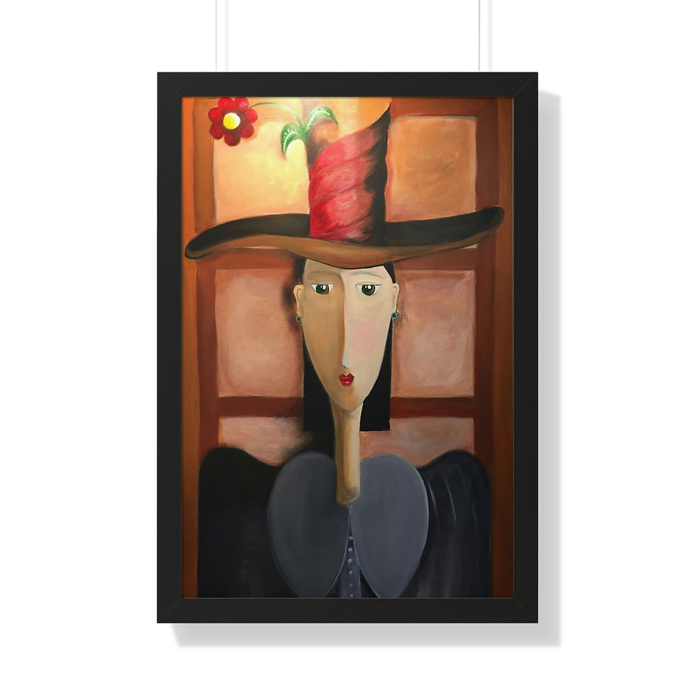 Thumbnail: UNTITLED Framed Vertical Poster