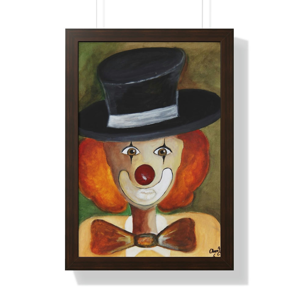 Thumbnail: CLOWN Framed Vertical Poster