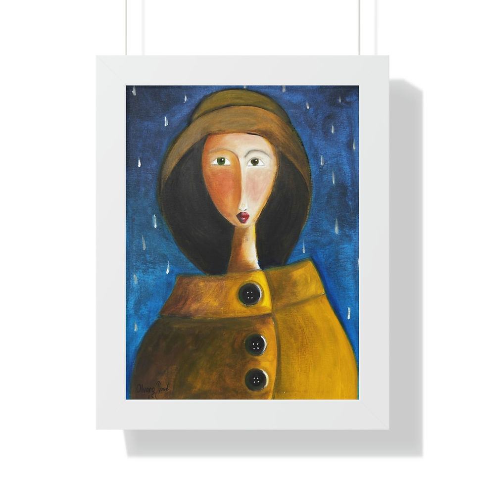 Thumbnail: BAD WEATHER Framed Vertical Poster