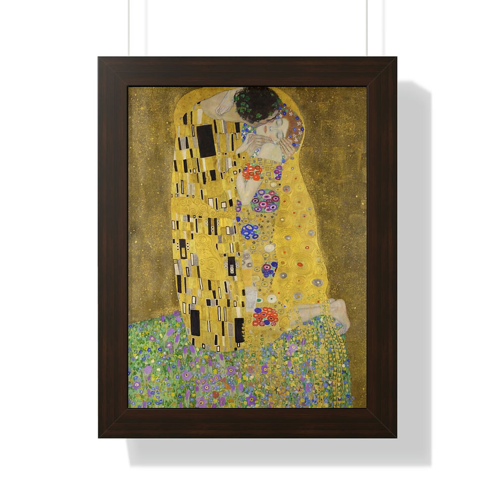 Thumbnail: THE KISS Framed Vertical Poster