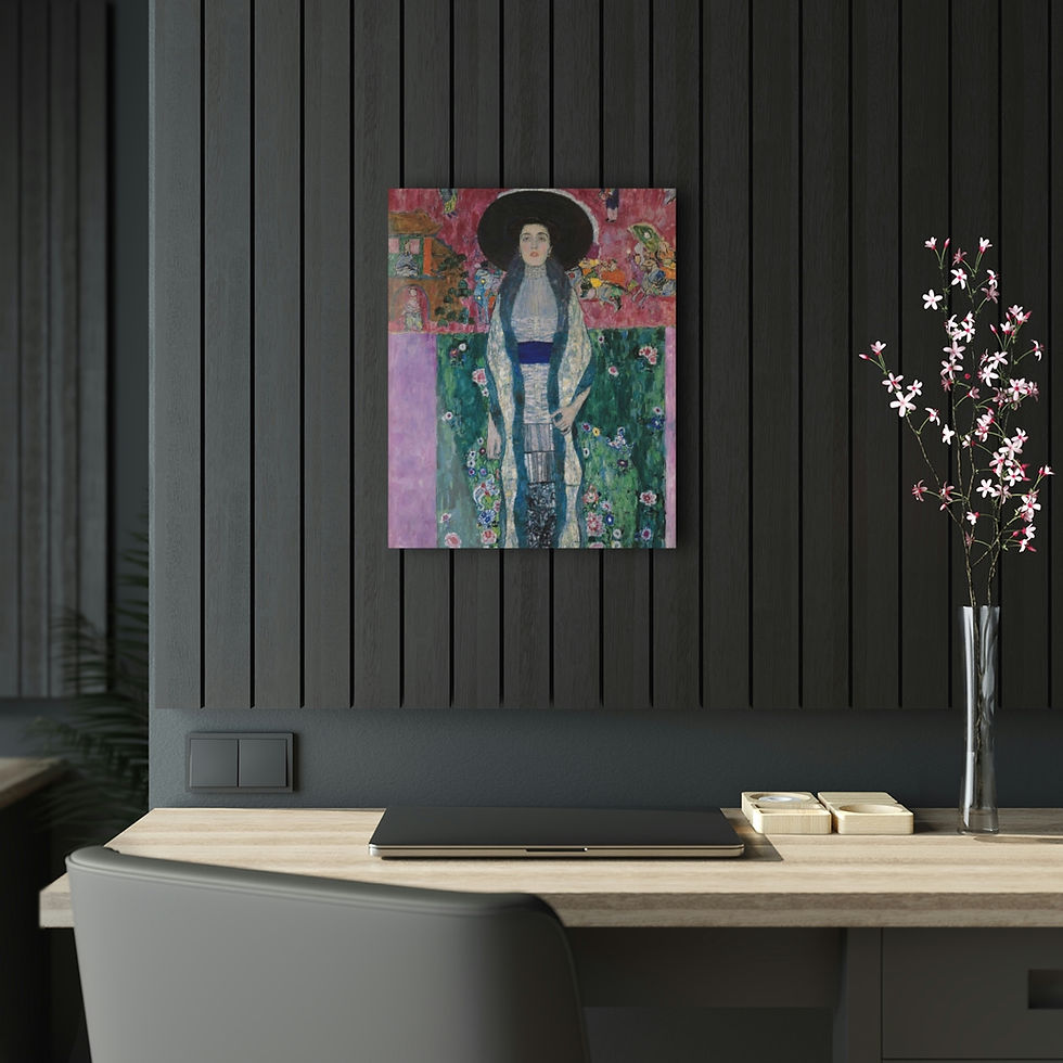 Thumbnail: PORTRAIT OF ADELE BLOCH- BAUER Acrylic Prints