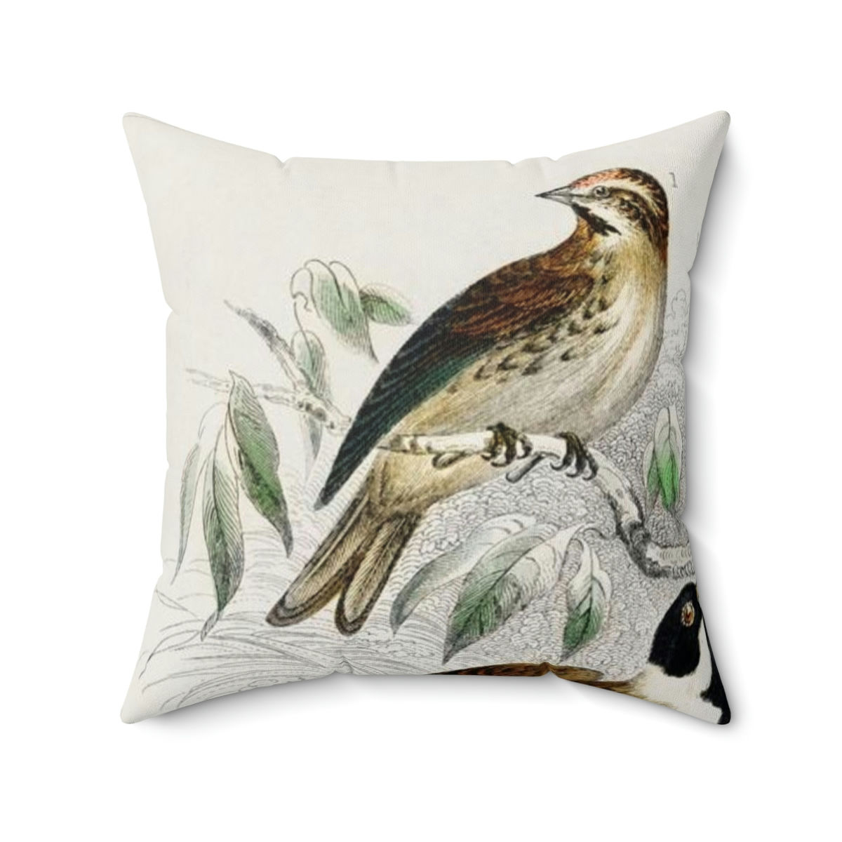 THE BIRDS Spun Polyester Square Pillow