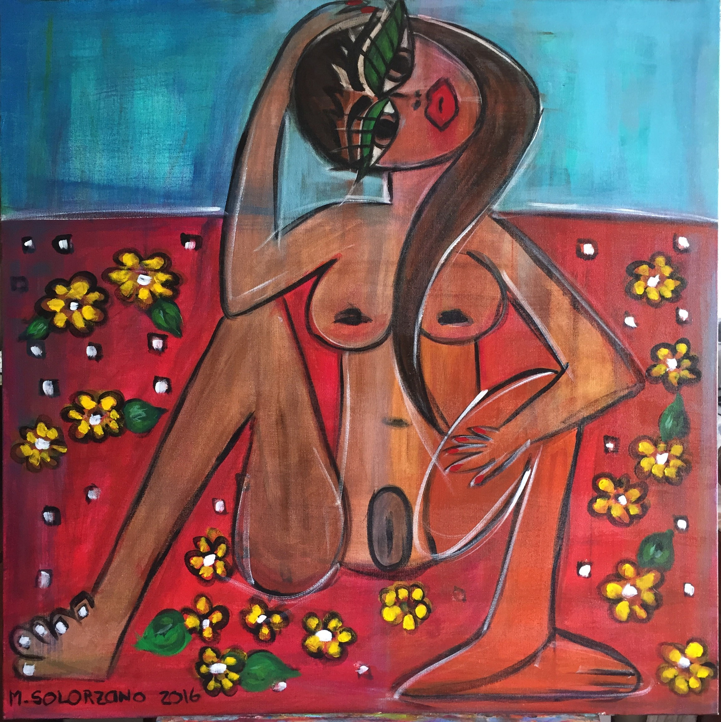 Self Portrait Squatting