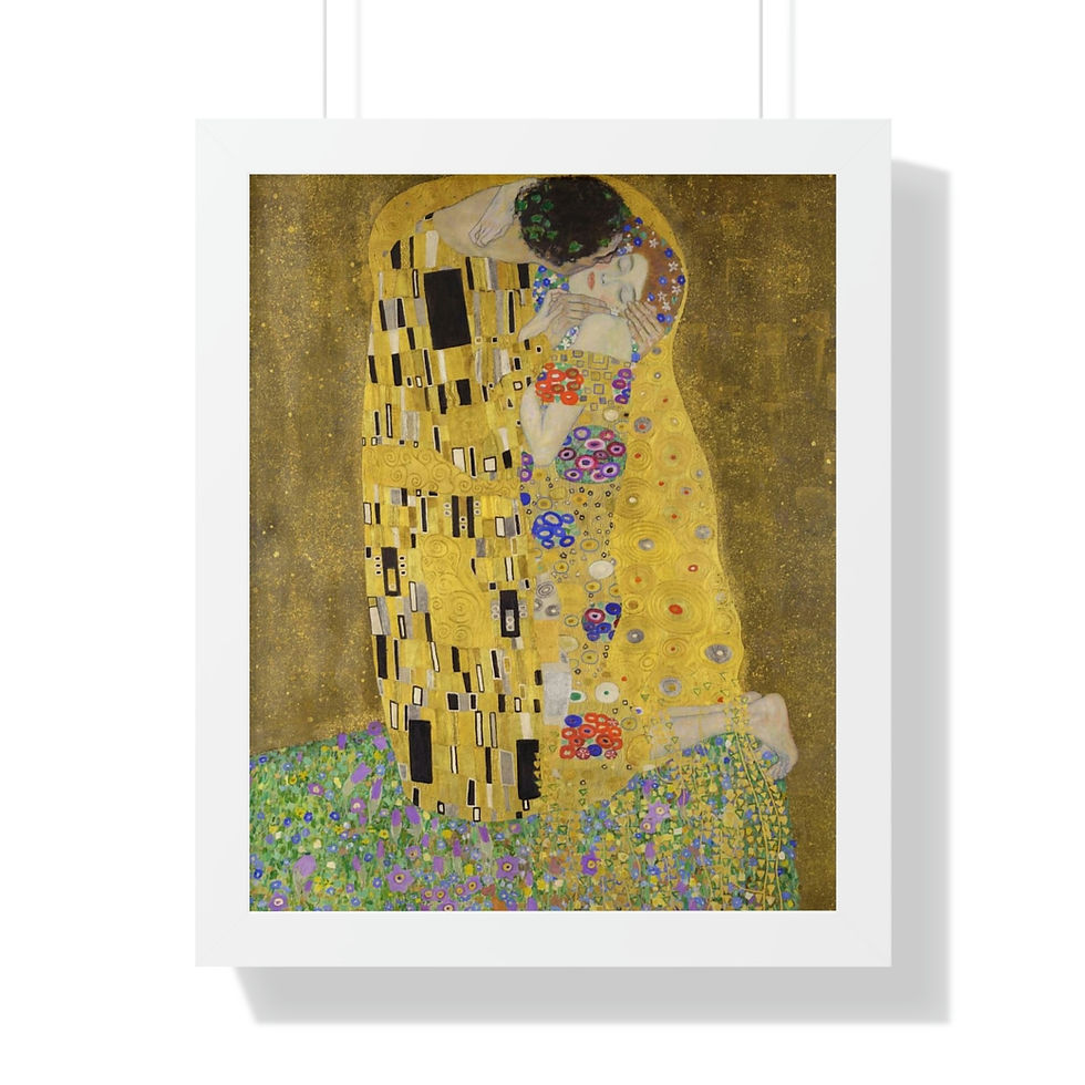 Thumbnail: THE KISS Framed Vertical Poster