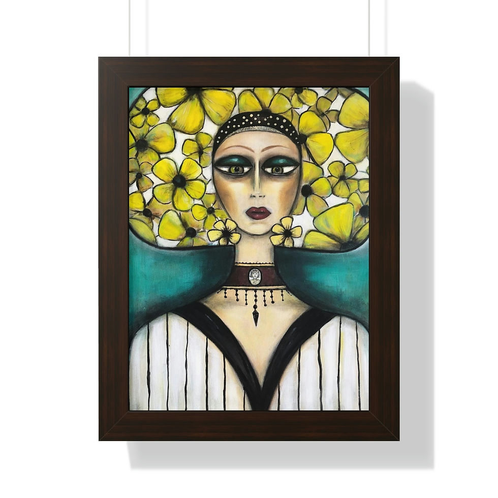 Thumbnail: MARLENE Framed Vertical Poster