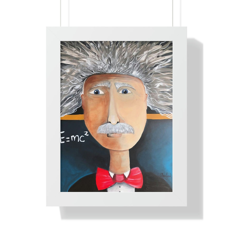 Thumbnail: ALBERT Framed Vertical Poster