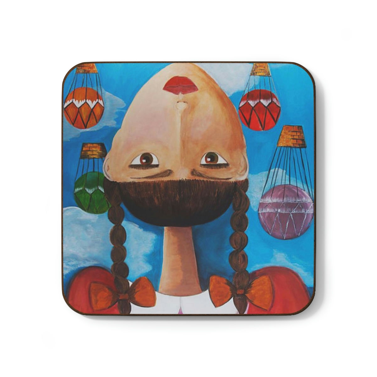 WHAT'S WRONG WITH THIS PICTURE? Hardboard Back Coaster