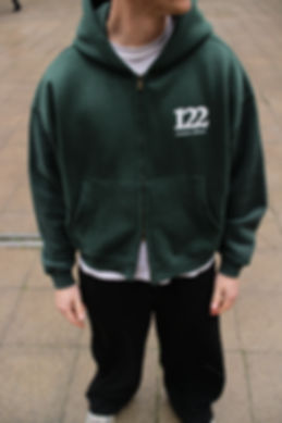 122 Double Zip Hoodie