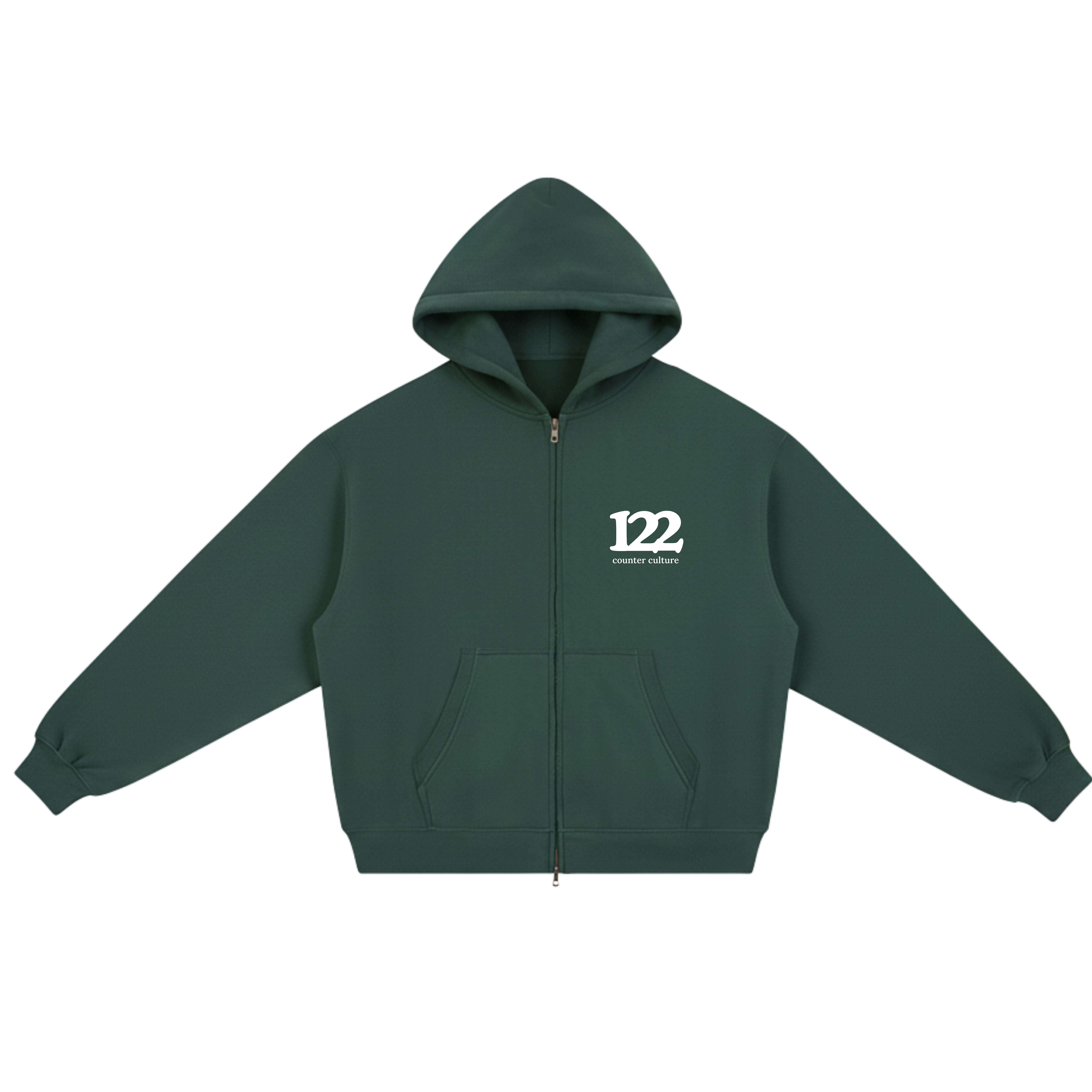 122 Double Zip Hoodie