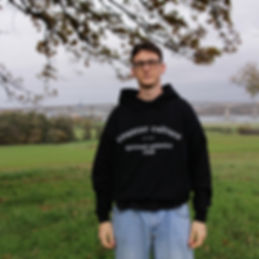 Vintage Spiritual Athletics Hoodie - Black