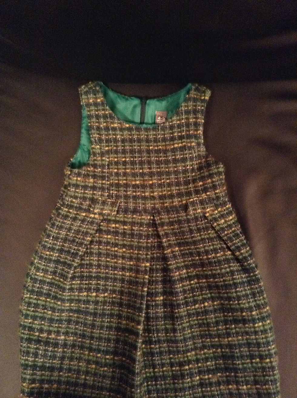 Vestido Verde Xadrez