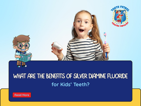 Pediatric dentist applying silver diamine fluoride to child’s tooth in Moorestown NJ dental office