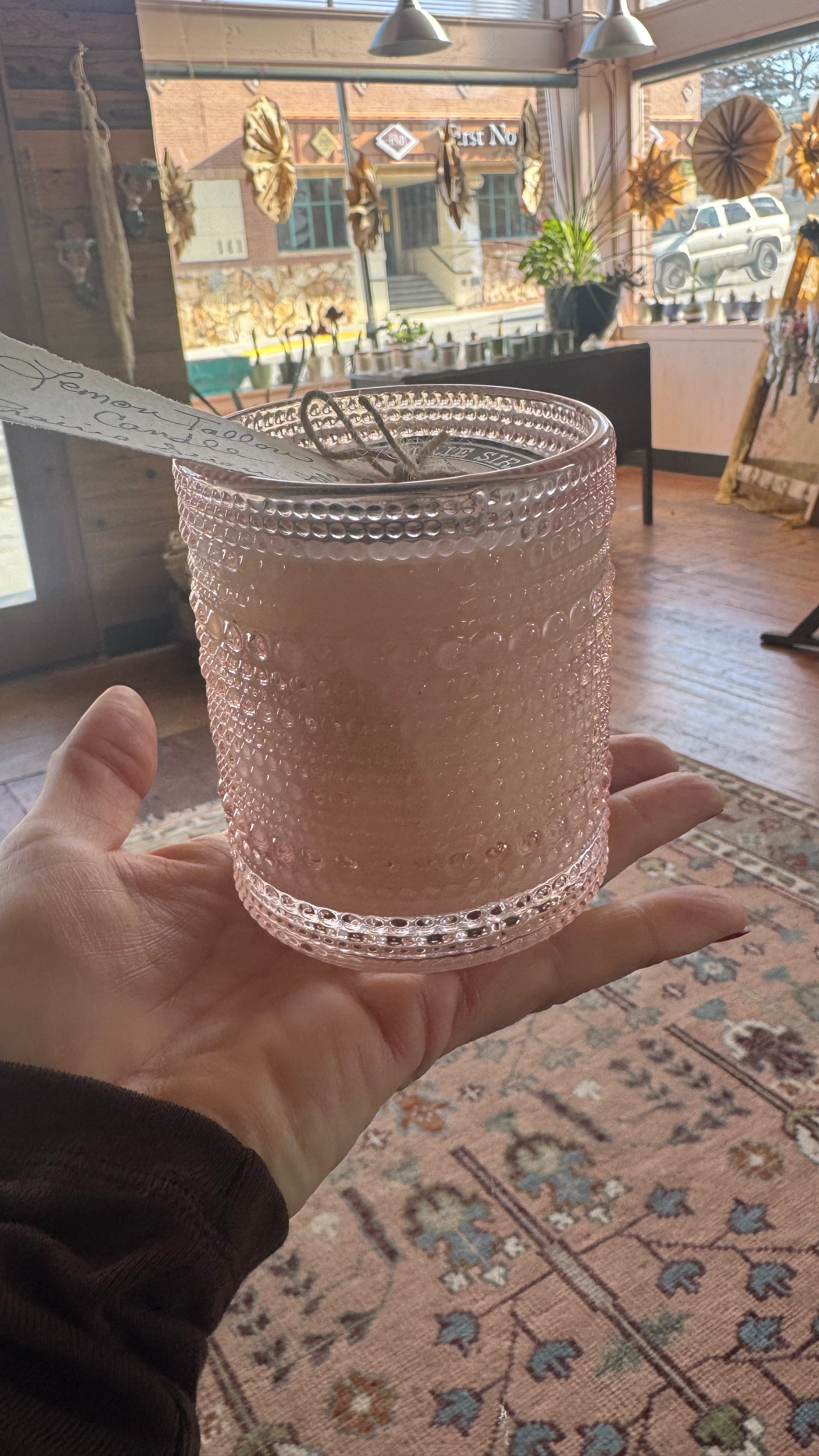 Bubble Glass 10oz Candle lemon 🍋 