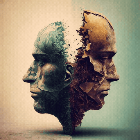 Image to video 丨 I want the right hand head in the image to turn in 3d toward th.gif