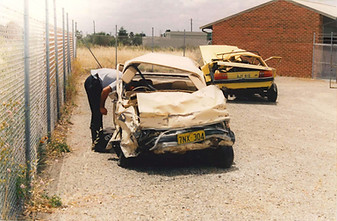 Deanne Baker accident - car damage