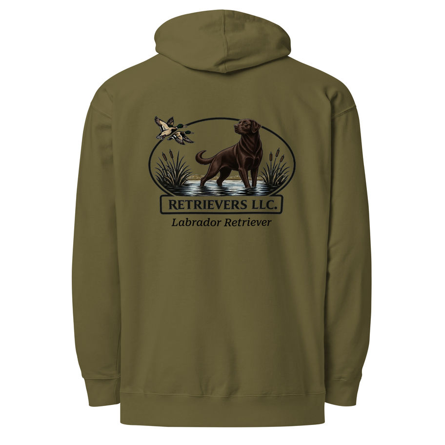 Chocolate Labrador Retriever Hoodie | Retriever Heritage Collection