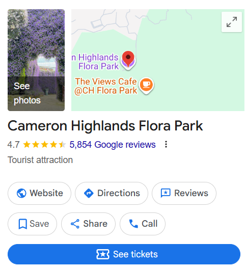 Cameron Highlands Flora Park: A Modern Success Story in Malaysian Agritourism