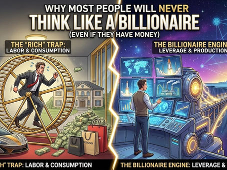 Why Most People Will Never Think Like a Billionaire (Even If They Have Money)