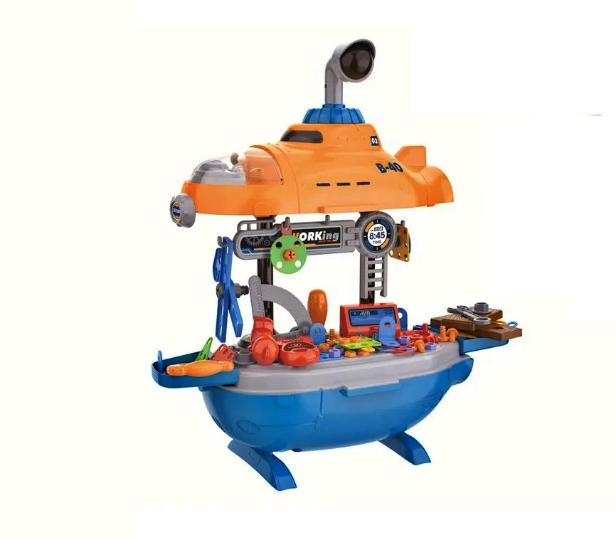 Miniatură: Banc de lucru 2 in 1, cu 72 unelte, scule, accesorii